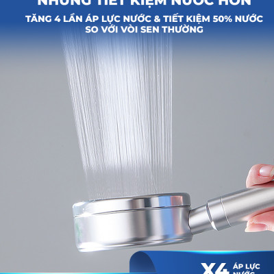 Combo vòi sen LUVA kèm dây sen LUVA GK02 và lọc nước đa năng LUVA GK1 - Hàng chính hãng