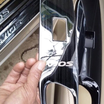 Ốp trang trí nội thất TOYOTA VIOS 2019-2020-2021 số sàn bộ 5 chi tiết