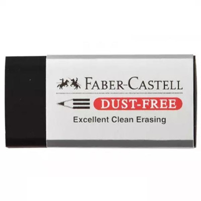 Gôm Dust Free Medium Bk - Faber-Castell-187528-187171 (2 Viên)