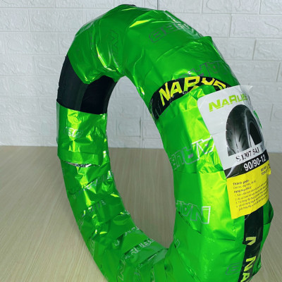 Vỏ trước các dòng xe LEAD, XE MÁY ĐIỆN 90\90-12 S1307 4PR 54J TL hiệu NARUBB không sử dụng ruột