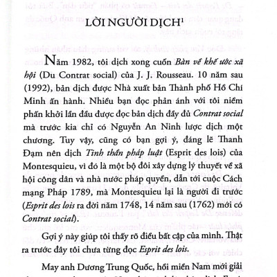 Bàn Về Tinh Thần Pháp Luật (Tái Bản 2023)