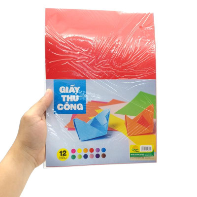 Giấy Thủ Công 12 Màu A4 - The Sun