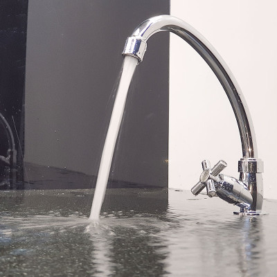 Vòi rửa chén lạnh nhựa ABS mạ Chrome Eurolife EL-VCN03 (Trắng bạc)