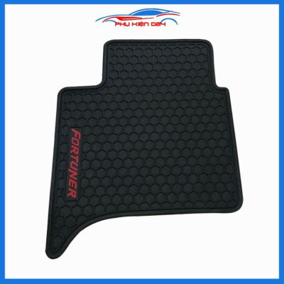 Lót sàn ô tô cao su Fortuner 2017-2018-2019-2020-2021-2022 trải sàn không mùi chống trơn trượt