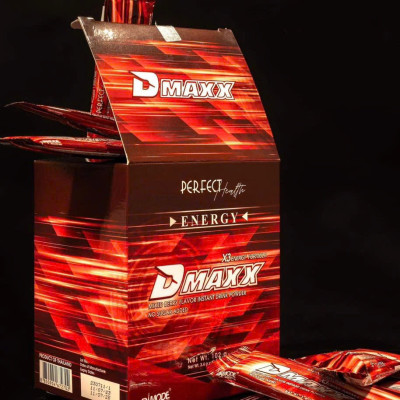 DMAXX thức uống bổ sung vitamin năng lượng không đường DAMODE 14 gói dùng thử màu đỏ