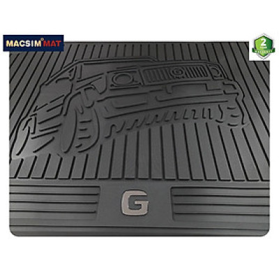 Thảm lót cốp xe ô tô Mercedes ben G nhãn hiệu Macsim 3W chất liệu TPE cao cấp màu đen