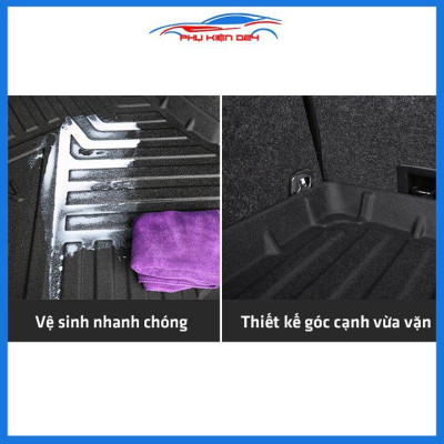 Thảm nhựa lót cốp Soluto 2018-2019-2020-2021-2022 nhựa dẻo dày dặn đàn hồi tốt