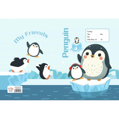 Giấy Bao Tập - In Họa Tiết Hoạt Hình Dễ Thương - 10 Bao Tập/Xấp