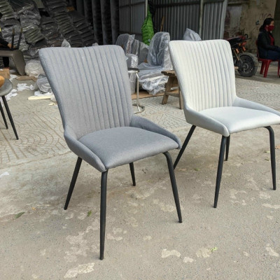 Bộ bàn ăn mặt đá phiến Ceramic chân sắt kết hợp ghế Sheraton