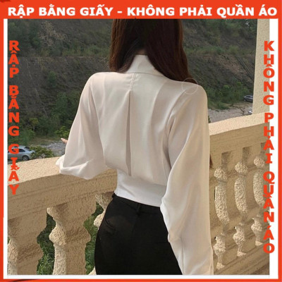 Rập giấy áo sơ mi cánh dơi mã 77 - Bản vẽ