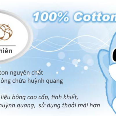 TĂM BÔNG VỆ SINH CHO BÉ KUKU KU1105 - 200 CÁI ( ĐẦU TRÒN )