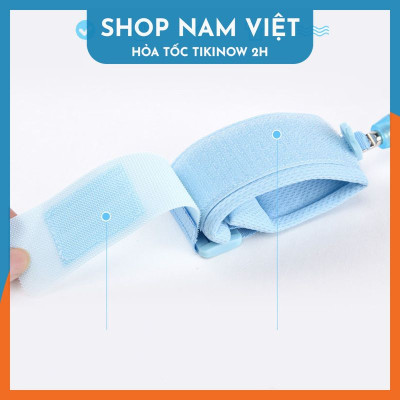 Dây Đai Chống Lạc Cho Bé, Dây Dắt Trẻ Em Đi Dạo Lõi Thép Phản Quang, Có Khóa Dài 2m5