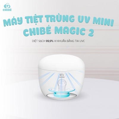 Máy tiệt trùng UV Mini - Tiệt trùng núm ti Chibé Magic 2 CB014 - Hàng Chính Hãng