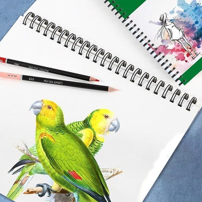 Sổ Vẽ Lò Xo A4 - 20 Tờ 300gsm - Space Art 8286 - Magic ZenArt