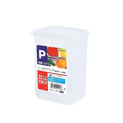 Hộp bảo quản thực phẩm hình trụ dung tích 1,3L ( dạng cao -17cm ) - Hàng nội địa Nhật Bản.