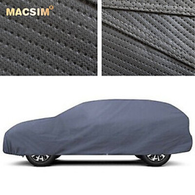 Bạt phủ ô tô chất liệu vải không dệt cao cấp thương hiệu MACSIM dành cho Volkswagen Tiguan màu ghi bạt phủ trong nhà và ngoài trời