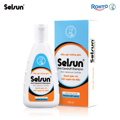 Dầu gội Selsun chống gàu, sạch gàu & hết ngứa da đầu Selsun Anti-Dandruff Shampoo 100ml