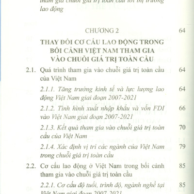 Thay Đổi Cơ Cấu Việc Làm Và Thu Nhập Của Lao Động Việt Nam Trong Bối Cảnh Tham Gia Vào Chuỗi Giá Trị Toàn Cầu (Sách chuyên khảo) - TS. Phạm Minh Thái (Chủ biên)