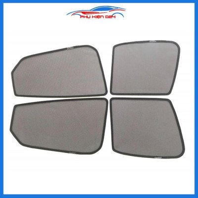 Bộ 4 rèm chắn nắng nam châm Ecosport 2016-2017-2018-2019 khung cố định chống tia UV