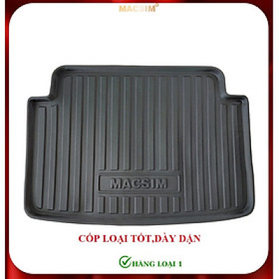 Thảm lót cốp xe ô tô Peugeot MG4 Nhãn hiệu Macsim chất liệu nhựa TPE cao cấp màu đen