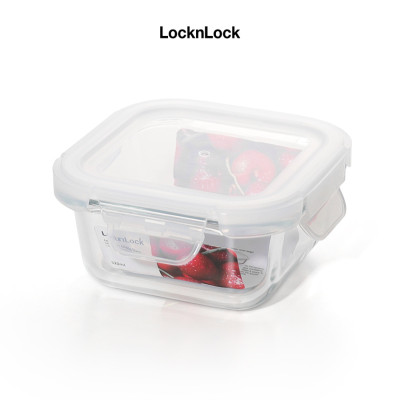 Hộp bảo quản thủy tinh LocknLock BLANC - Hộp vuông