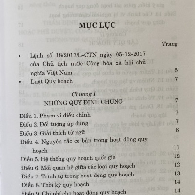 Luật Quy Hoạch ( Hiện Hành )