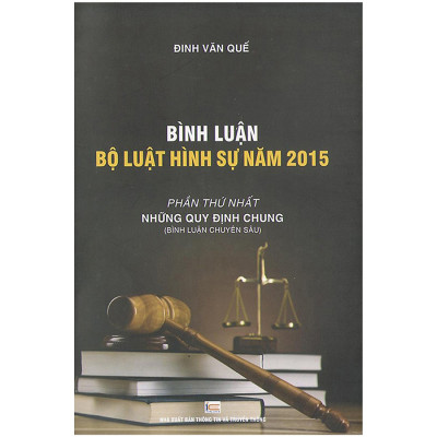 Combo Bình Luận Bộ Luật Hình Sự Các Tội Phạm ( 4 Cuốn )