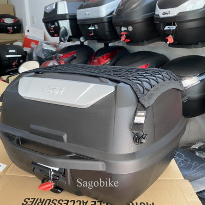 Thùng givi E43NTL_ADV gắn cho xe máy điện Datbike Weaver 200, bộ thùng đã bao gồm baga 
