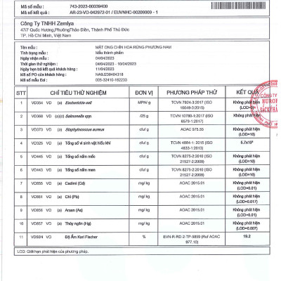 Combo Mật ong rừng Phương Nam 100% mật ong chín Honimore 990g