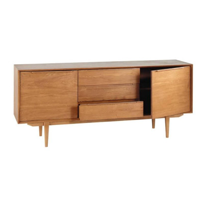 Tủ trữ đồ lớn Portobello phong cách Vintage gỗ tự nhiên