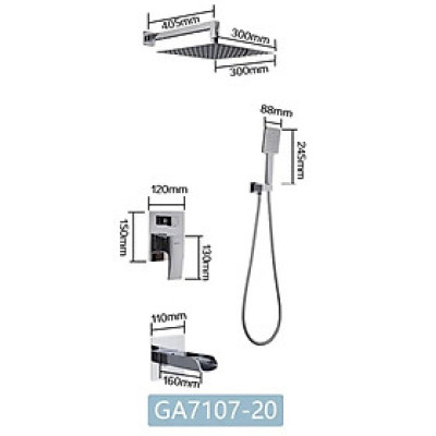 SEN ÂM TƯỜNG NÓNG LẠNH CAO CẤP NHẬP KHẨU NGA GAPPO G7107-20 - HÀNG CHÍNH HÃNG