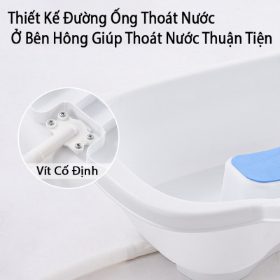 Chậu Gội Đầu Tại Giường KUNBE, Chậu Gội Đầu Tại Nhà Thông Minh Cho Mọi Người - Tặng Lược Massage Và Cốc Gội Đầu