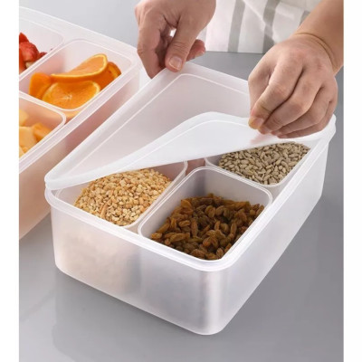 Hộp Bảo Quản Thực Phẩm Trong Tủ Lạnh Tiện Lợi Có Nắp Đậy Tránh Vi Khuẩn - Hàng Chính Hãng MINIIN