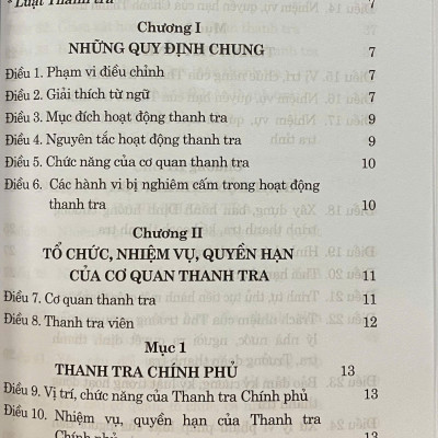 Luật Thanh Tra Năm 2025