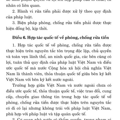 Luật Phòng, chống rửa tiền (bản in 2023)