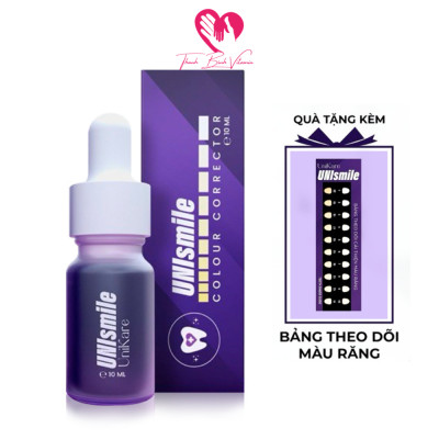 [Combo 2 Chai] UNISMILE Serum Hỗ Trợ Trắng Răng, Giảm Ố Vàng, Nâng Tone cho Răng Hiệu Quả