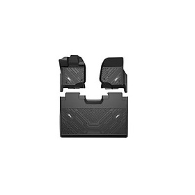 Thảm lót sàn xe ô tô Ford F150 2012-đến nay Nhãn hiệu Macsim 3W chất liệu nhựa TPE đúc khuôn cao cấp - màu đen