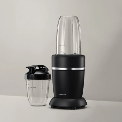 Máy xay sinh tố Locknlock 950ml Duo Turbo Blender- Màu đen - EJM452BLK - Hàng chính hãng