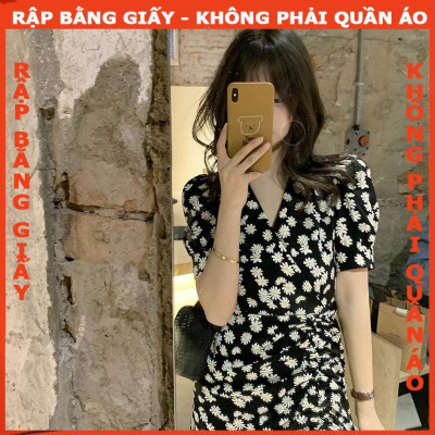 Rập Giấy đầm rút nhún tay phồng mã 1039 (BẢN VẼ)