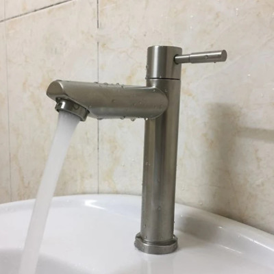 Vòi lavabo lạnh KG56 cao cấp dùng cho chậu rửa mặt inoxsus304 - Hàng chính hãng