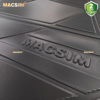 Thảm lót cốp Mercedes S Class 2022+ (qd) nhãn hiệu Macsim chất liệu tpv cao cấp màu đen