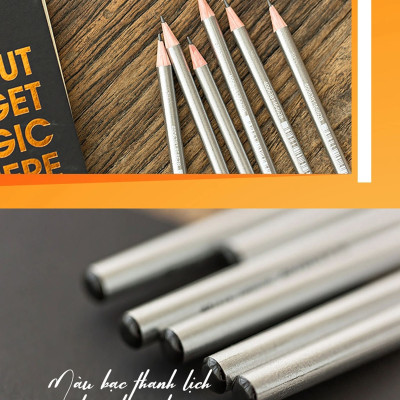 Combo bút chì gỗ STABILO Schwan 417 - Bộ 2 bút chì + Gôm tẩy ER193 + Chuốt chì PS4538 (PC417S-C2S+)