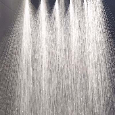 Bộ đài sen, tay sen vuông nhựa ABS mạ Chrome cao cấp Eurolife EL-DSV 02 (Trắng bạc)