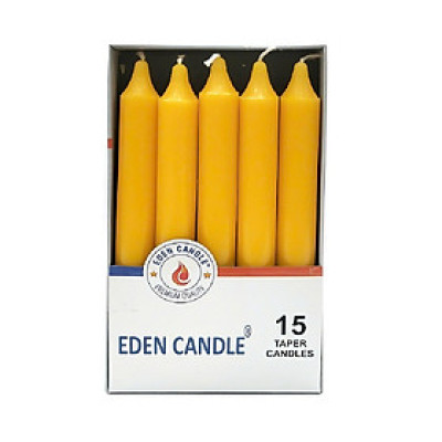 Hộp 15 cây nến thơm thẳng Eden Candle FTRAMART EDC2317 cao 15cm (Cam)