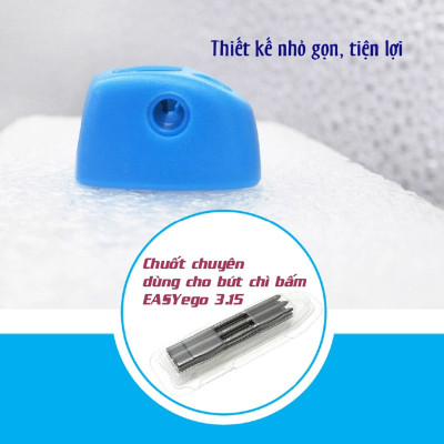 Chì bấm hình thể học STABILO EASYergo 3.15 MPE79 - Thuận tay phải, nét 3.15mm thân xanh lá (MPE79R-GN)