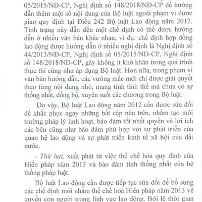 Những Nội Dung Mới Của Bộ Luật Lao Động Năm 2019