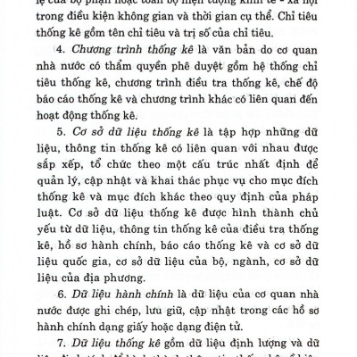 Luật Thống Kê (Hiện Hành) (Sửa Đổi, Bổ Sung Năm 2021)
