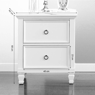 Tủ Đầu Giường 2 Ngăn Kéo Tamarack IBIE - BSK2TAM