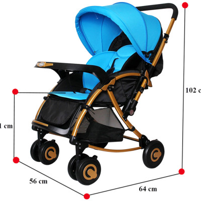 Xe Đẩy Trẻ Em Bập Bênh 2 Chiều Baobaohao C3 - Xanh