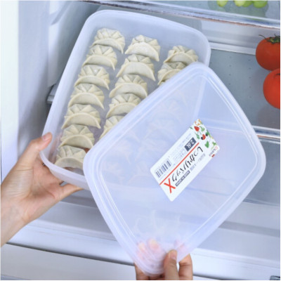 Hộp bảo quản thực phẩm hình chữ nhật dung tích 2.6 L Nakaya - Hàng nội địa Nhật Bản.